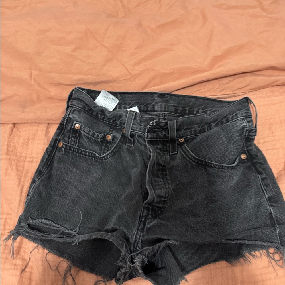 Wrangler Black Jean Shorts for Women